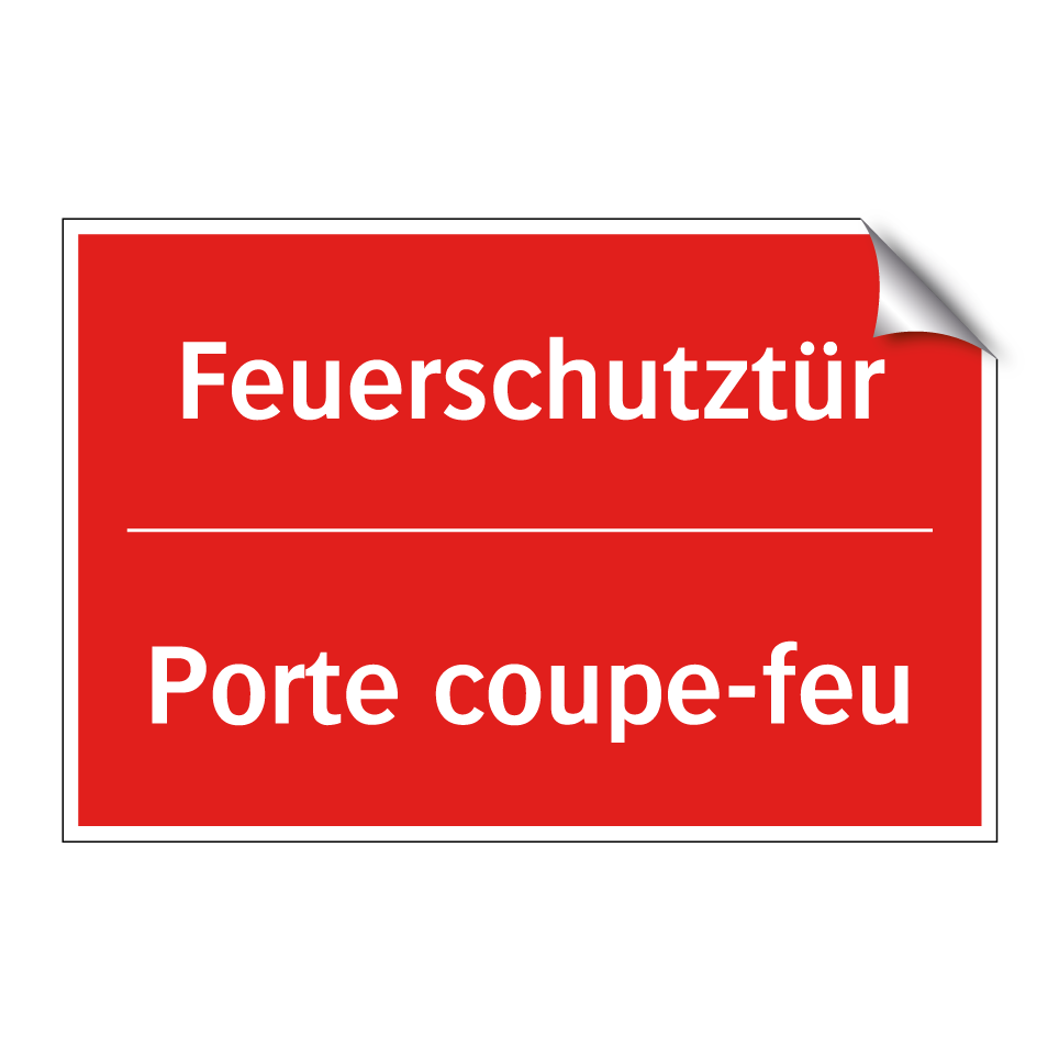 Feuerschutztür - Porte coupe-feu