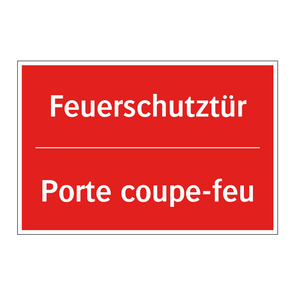 Feuerschutztür - Porte coupe-feu