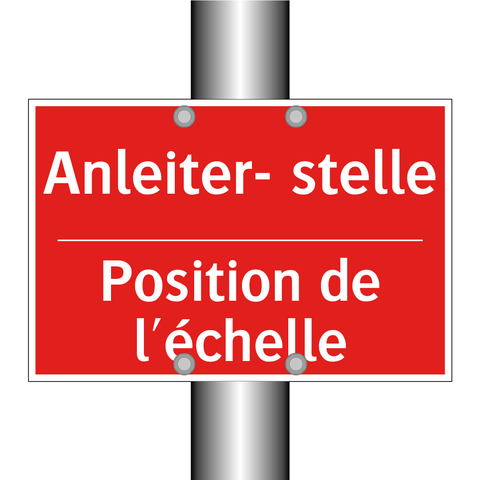 Anleiter- stelle - Position de l'échelle