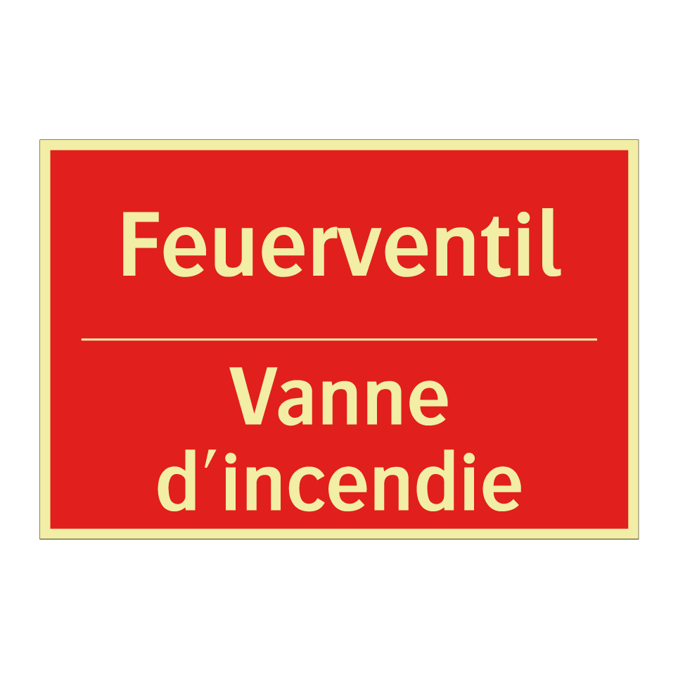 Feuerventil - Vanne d'incendie