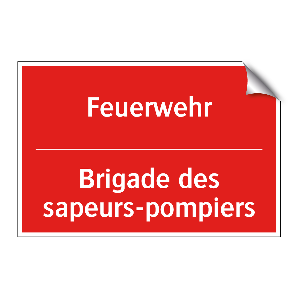 Feuerwehr - Brigade des sapeurs-pompiers