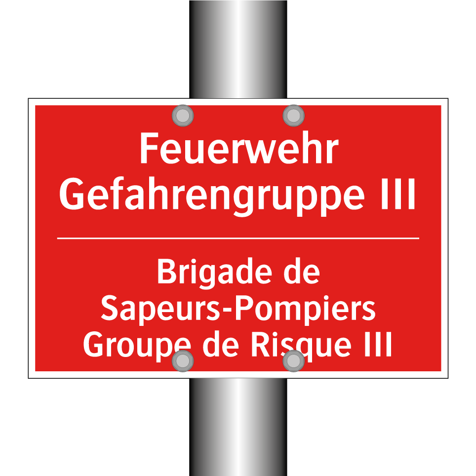 Feuerwehr Gefahrengruppe III - Brigade de Sapeurs-Pompiers Groupe  /.../