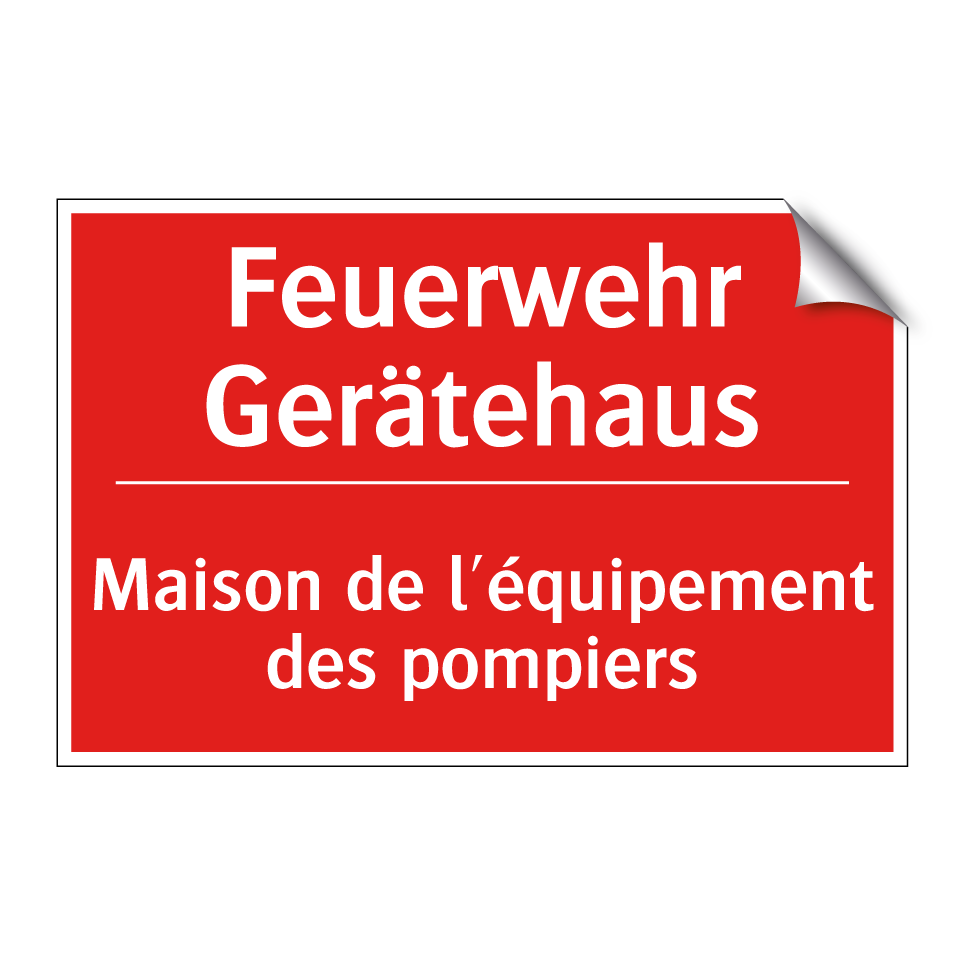 Feuerwehr Gerätehaus - Maison de l'équipement des pompiers /.../