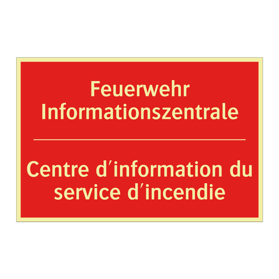 Feuerwehr Informationszentrale - Centre d'information du service  /.../