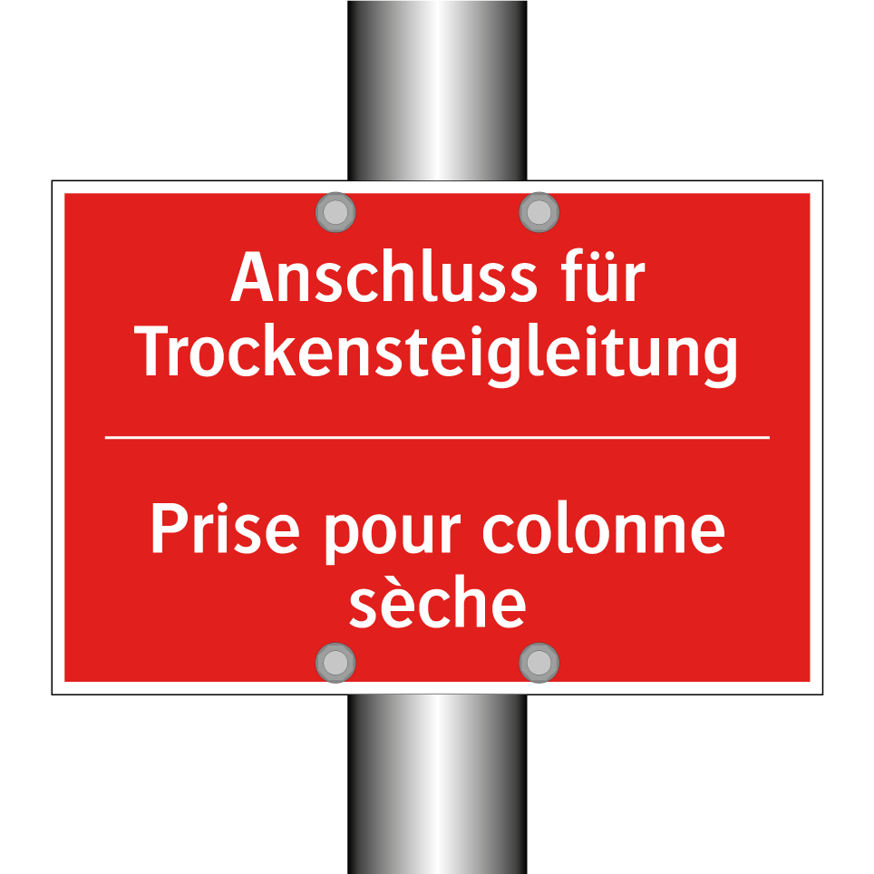 Anschluss für Trockensteigleitung /.../ - Prise pour colonne sèche