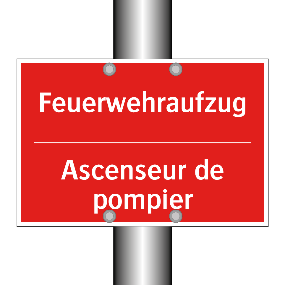 Feuerwehraufzug - Ascenseur de pompier