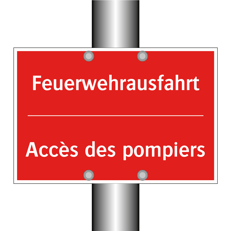 Feuerwehrausfahrt - Accès des pompiers