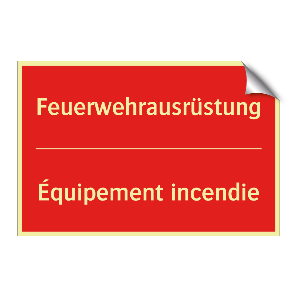 Feuerwehrausrüstung - Équipement incendie
