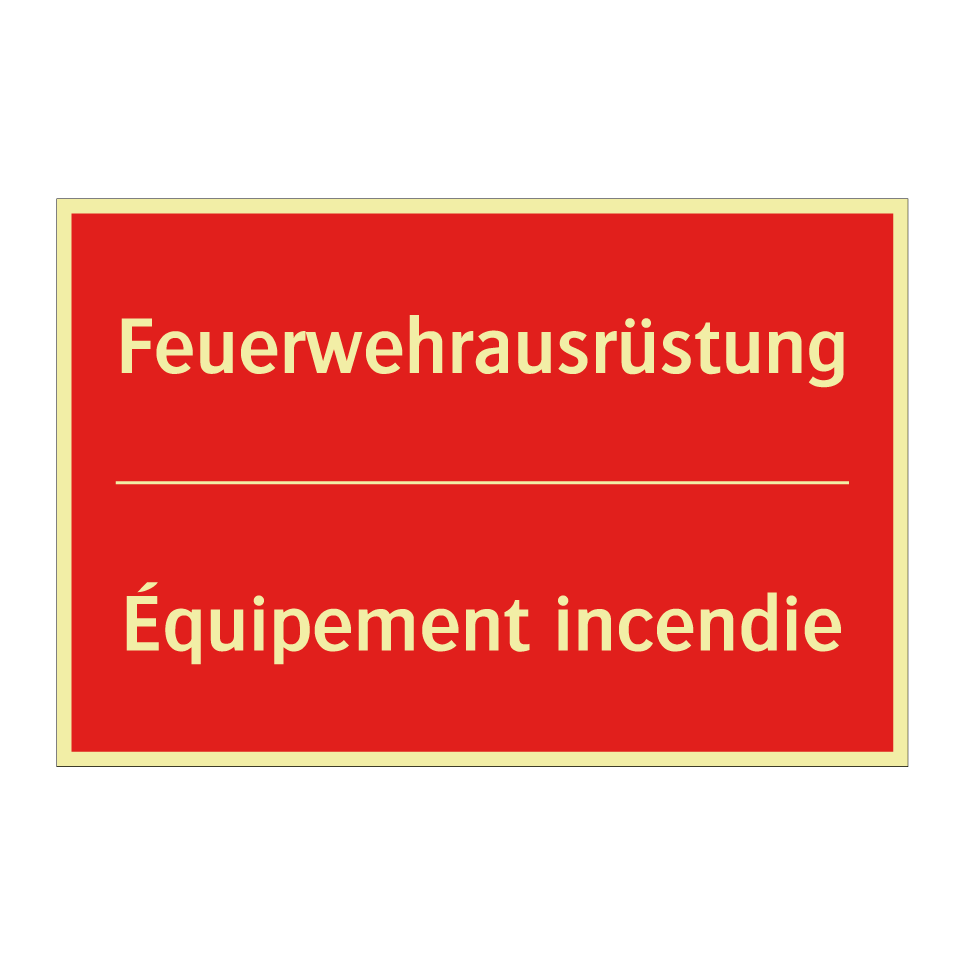 Feuerwehrausrüstung - Équipement incendie