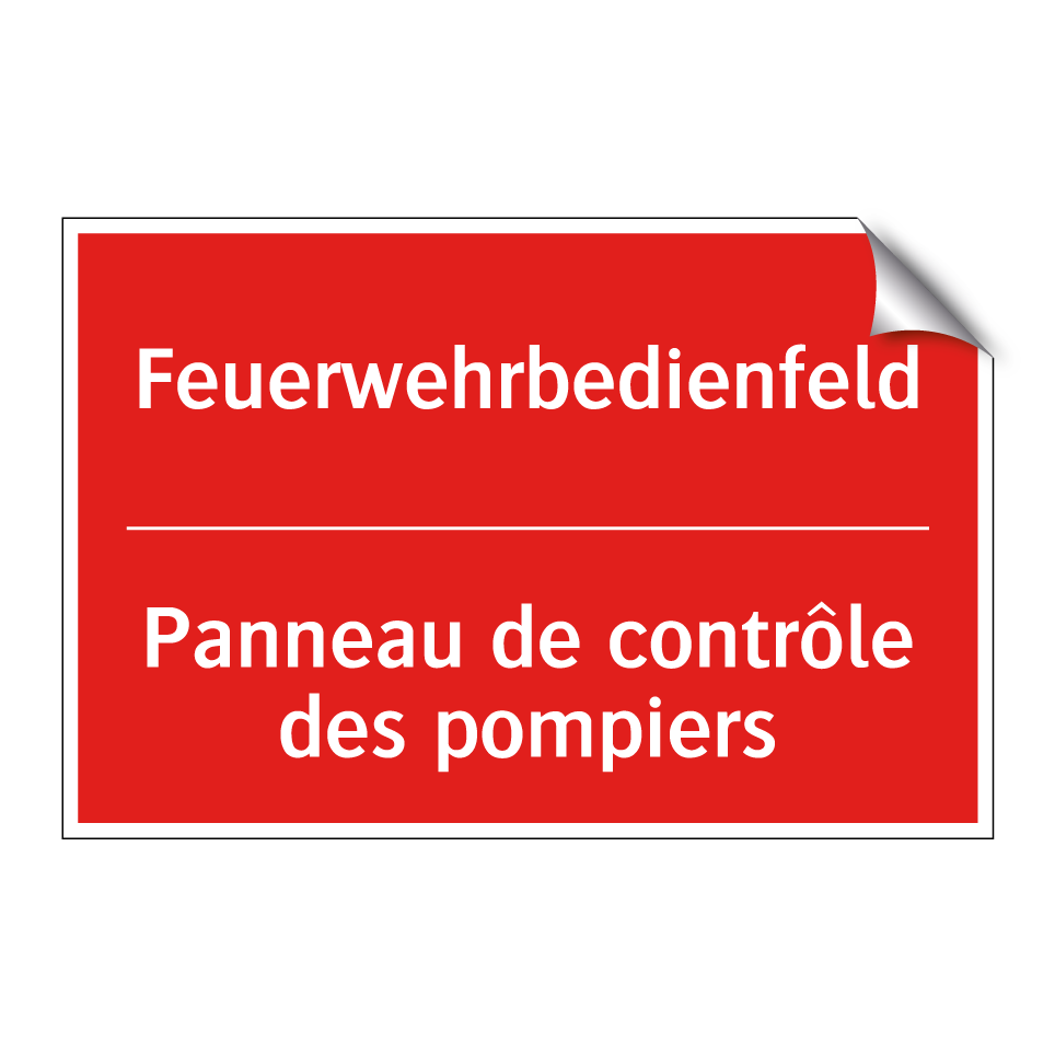 Feuerwehrbedienfeld - Panneau de contrôle des pompiers /.../
