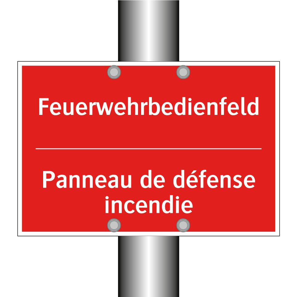 Feuerwehrbedienfeld - Panneau de défense incendie