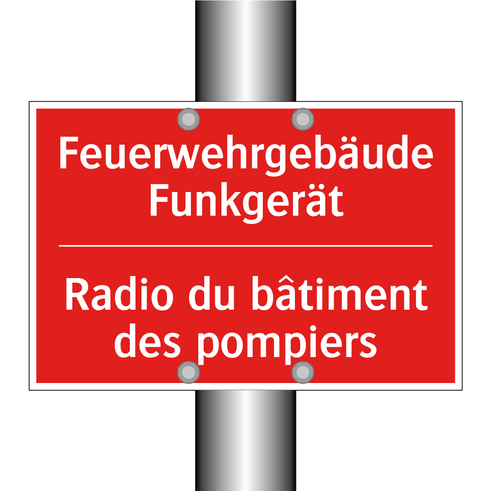 Feuerwehrgebäude Funkgerät - Radio du bâtiment des pompiers