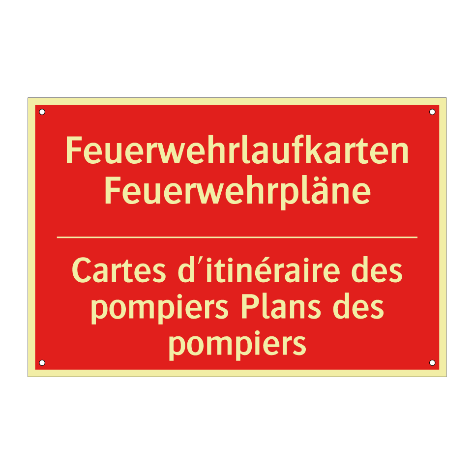 Feuerwehrlaufkarten Feuerwehrpläne /.../ - Cartes d'itinéraire des pompiers  /.../