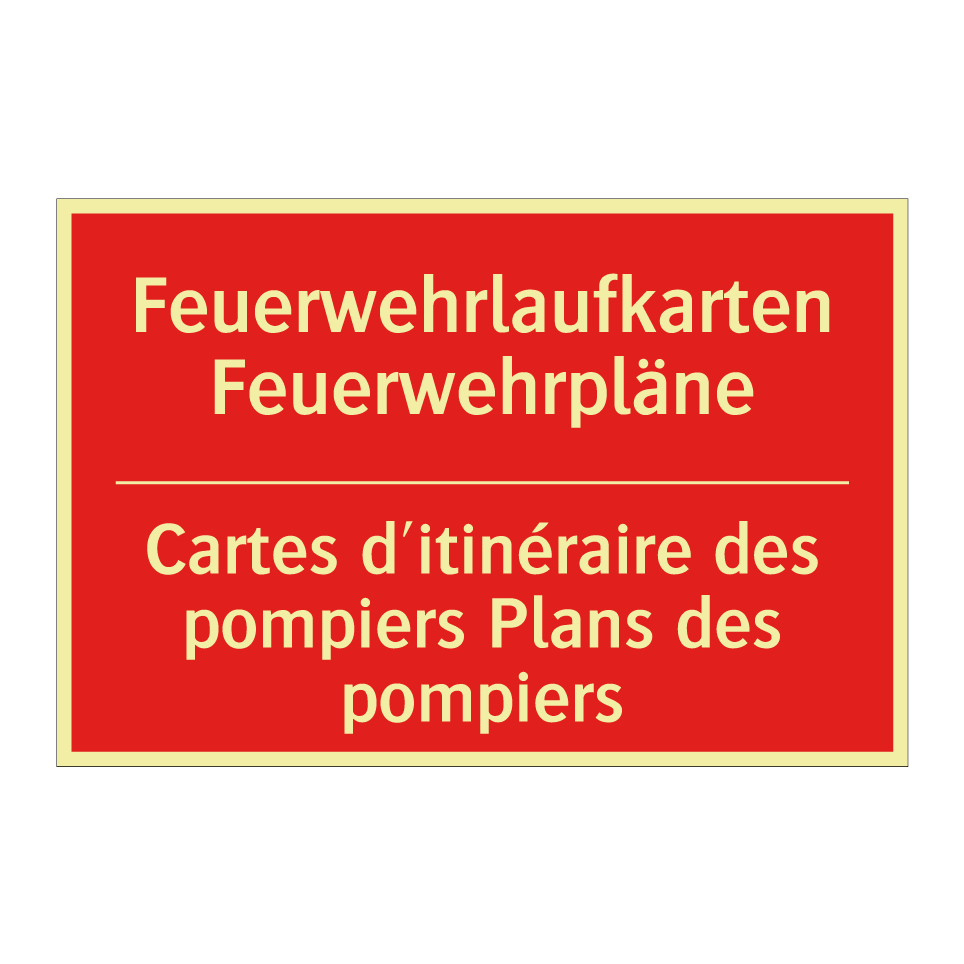 Feuerwehrlaufkarten Feuerwehrpläne /.../ - Cartes d'itinéraire des pompiers  /.../