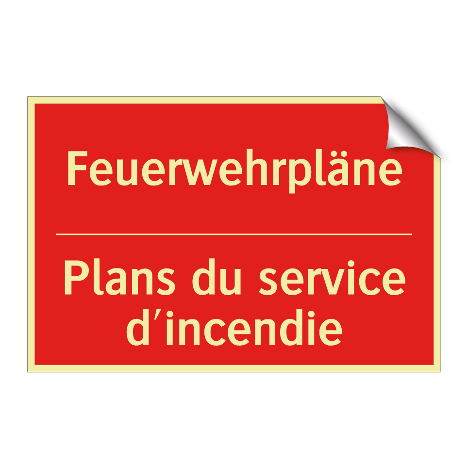 Feuerwehrpläne - Plans du service d'incendie