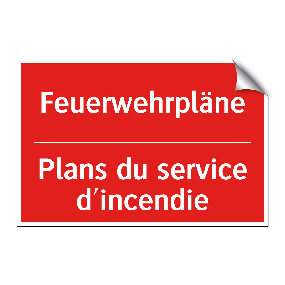 Feuerwehrpläne - Plans du service d'incendie