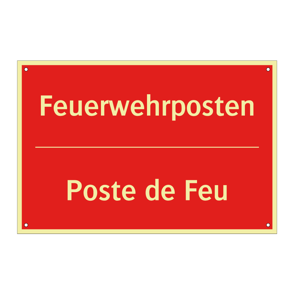 Feuerwehrposten - Poste de Feu