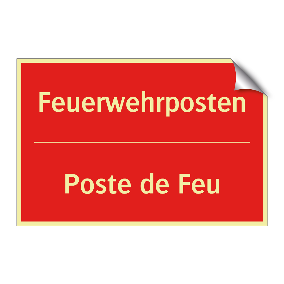 Feuerwehrposten - Poste de Feu