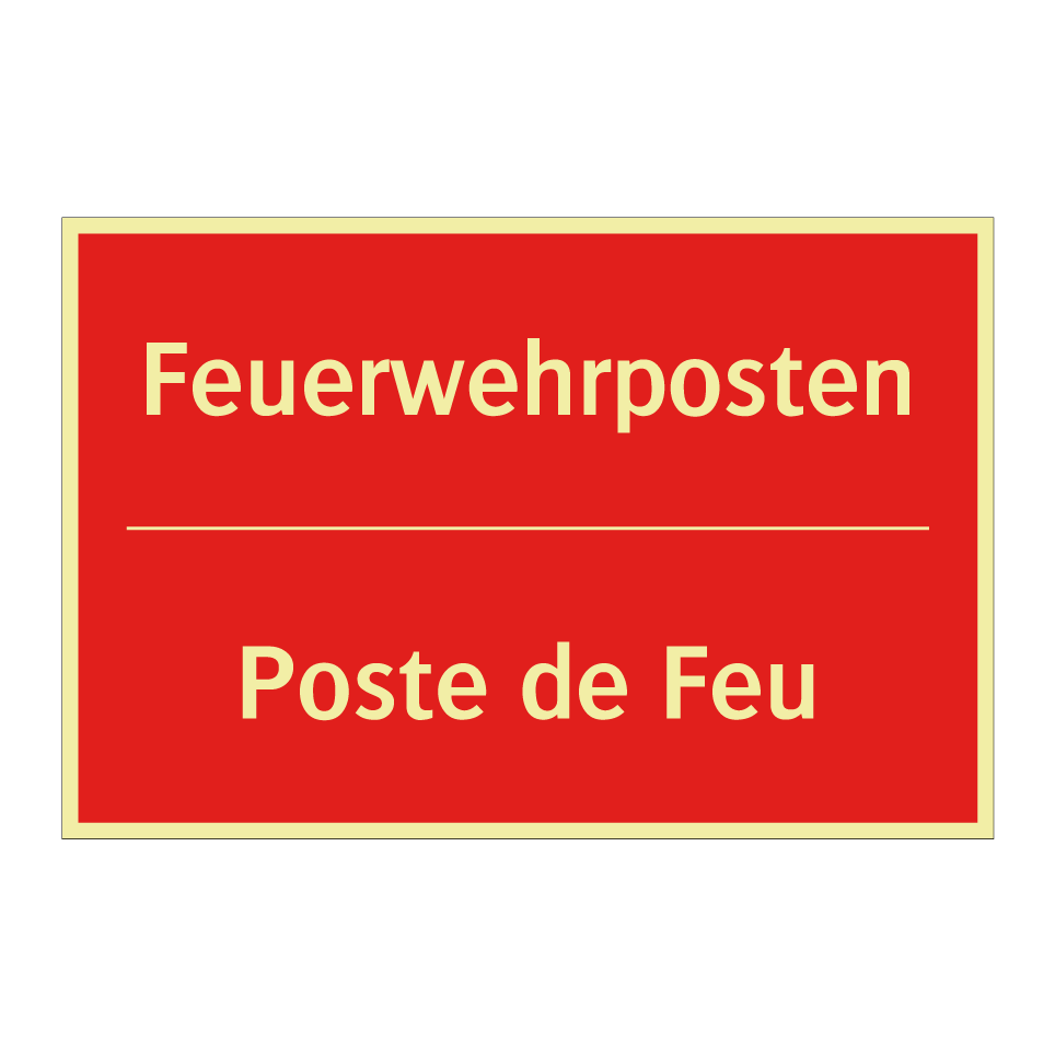 Feuerwehrposten - Poste de Feu