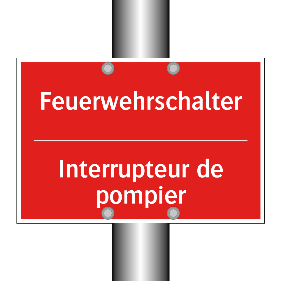 Feuerwehrschalter - Interrupteur de pompier