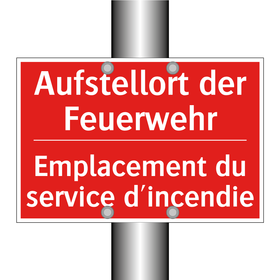 Aufstellort der Feuerwehr - Emplacement du service d'incendie /.../
