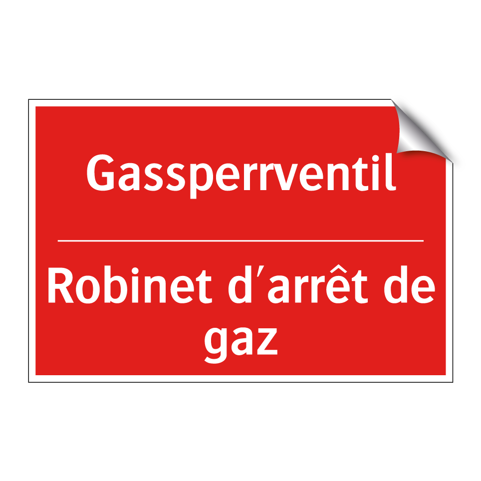 Gassperrventil - Robinet d'arrêt de gaz