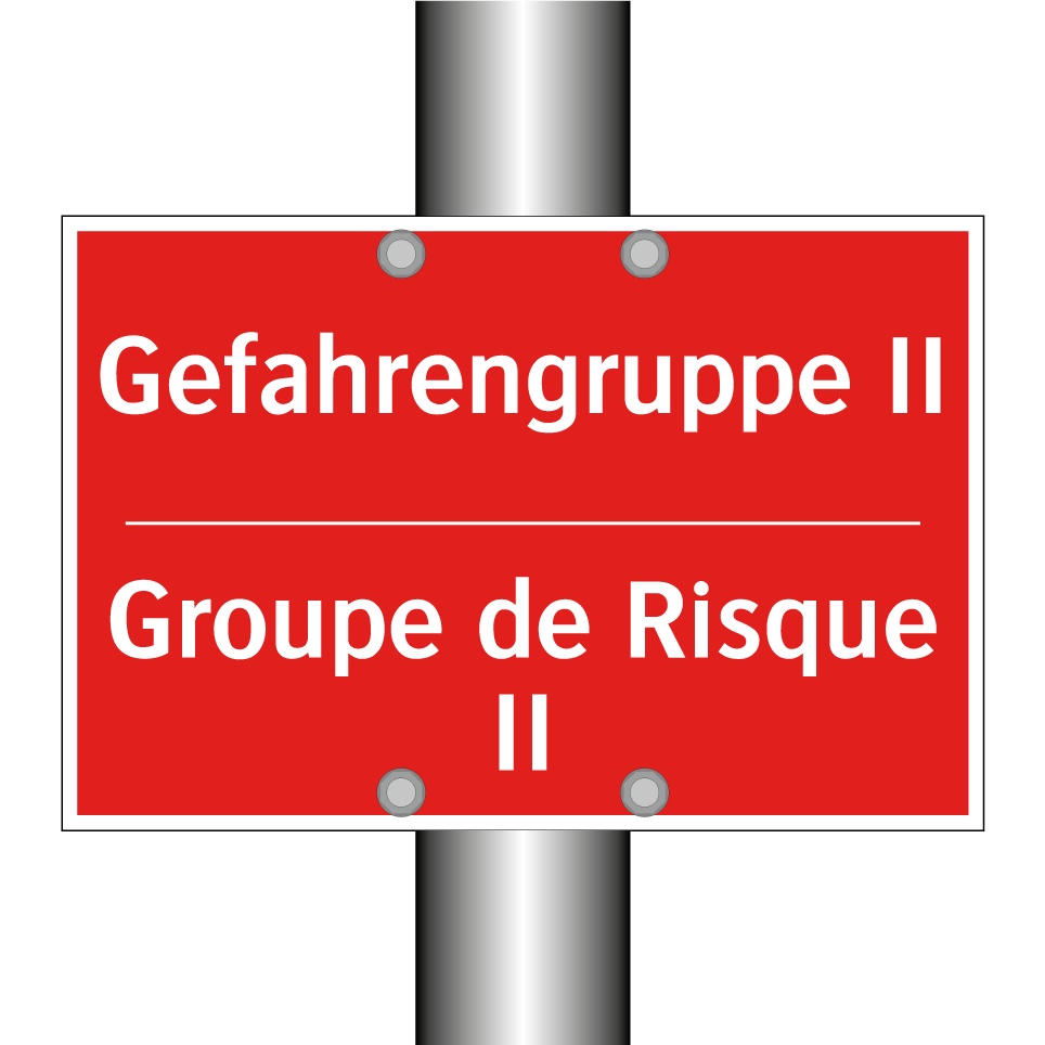 Gefahrengruppe II - Groupe de Risque II