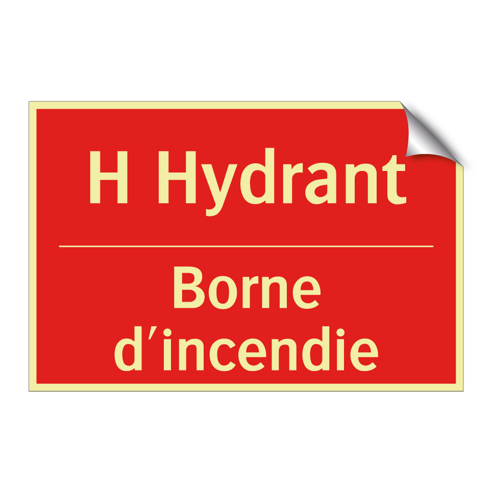 H Hydrant - Borne d'incendie