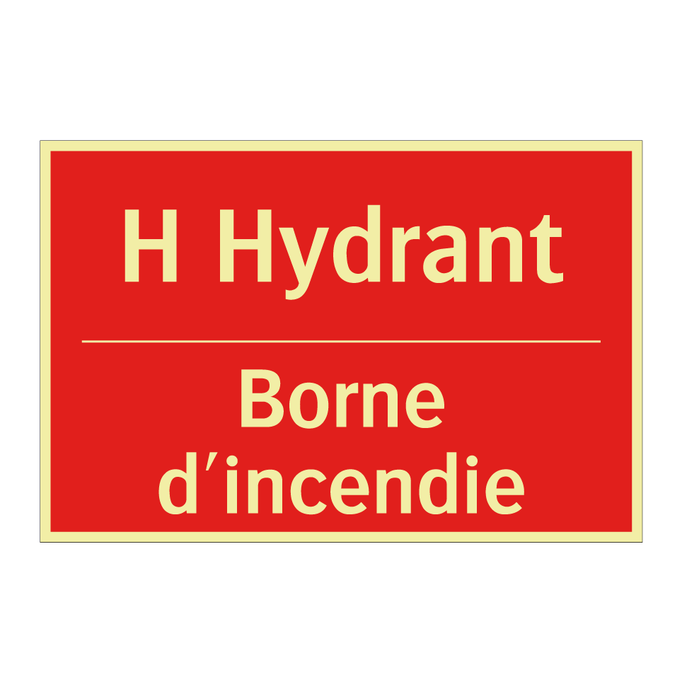 H Hydrant - Borne d'incendie