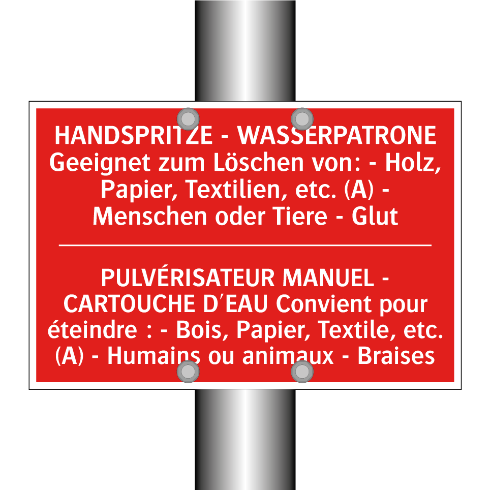 HANDSPRITZE - WASSERPATRONE Geeignet  /.../ - PULVÉRISATEUR MANUEL - CARTOUCHE  /.../