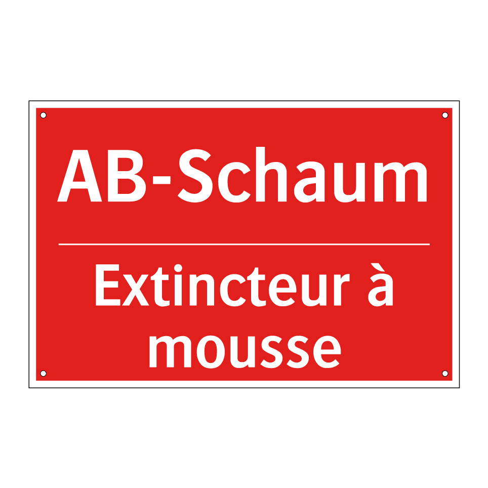 AB-Schaum - Extincteur à mousse