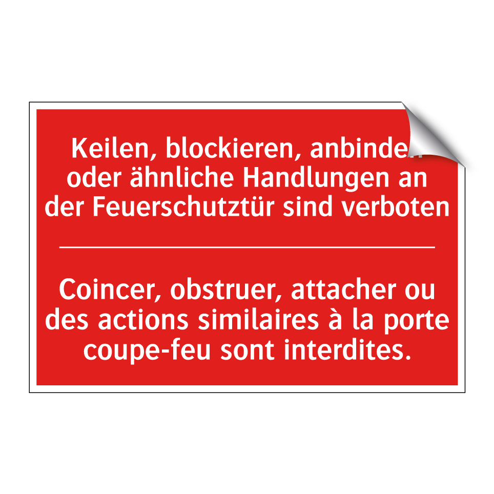 Keilen, blockieren, anbinden oder  /.../ - Coincer, obstruer, attacher ou  /.../