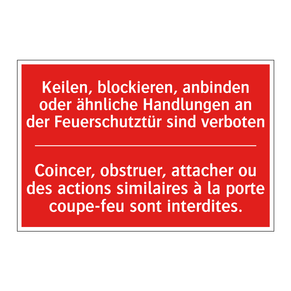 Keilen, blockieren, anbinden oder  /.../ - Coincer, obstruer, attacher ou  /.../