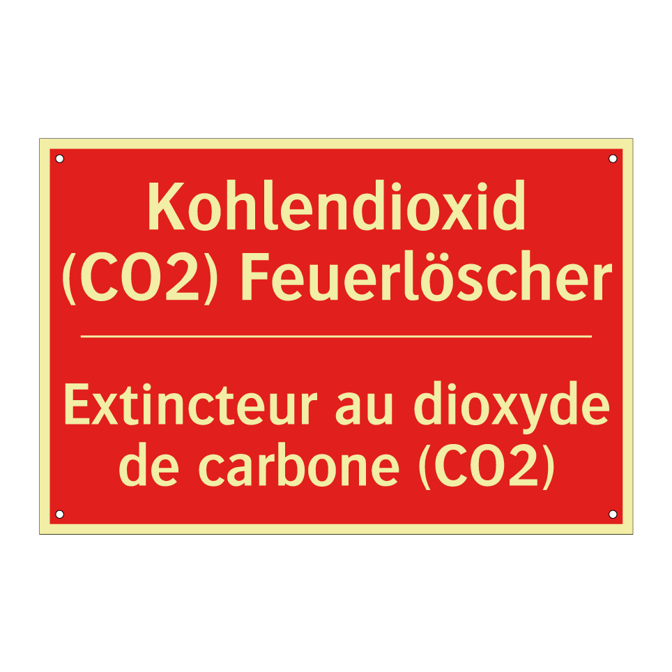 Kohlendioxid (CO2) Feuerlöscher /.../ - Extincteur au dioxyde de carbone  /.../