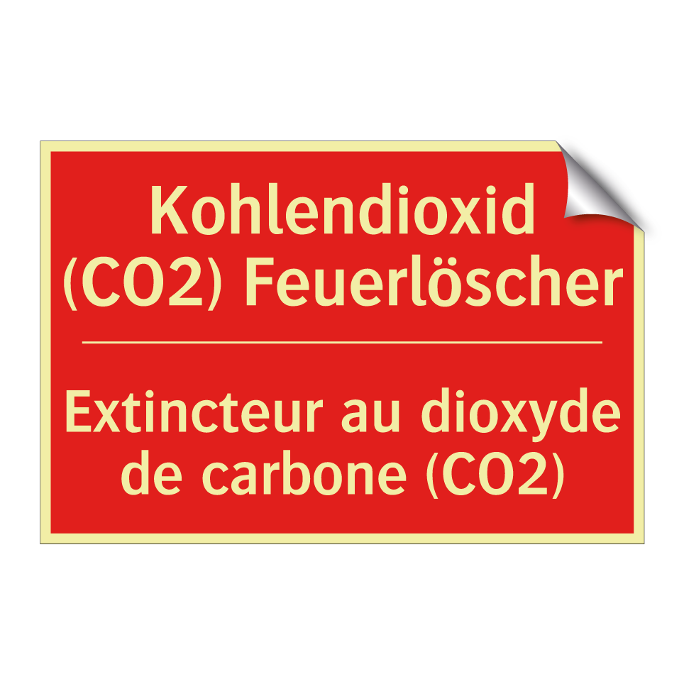 Kohlendioxid (CO2) Feuerlöscher /.../ - Extincteur au dioxyde de carbone  /.../