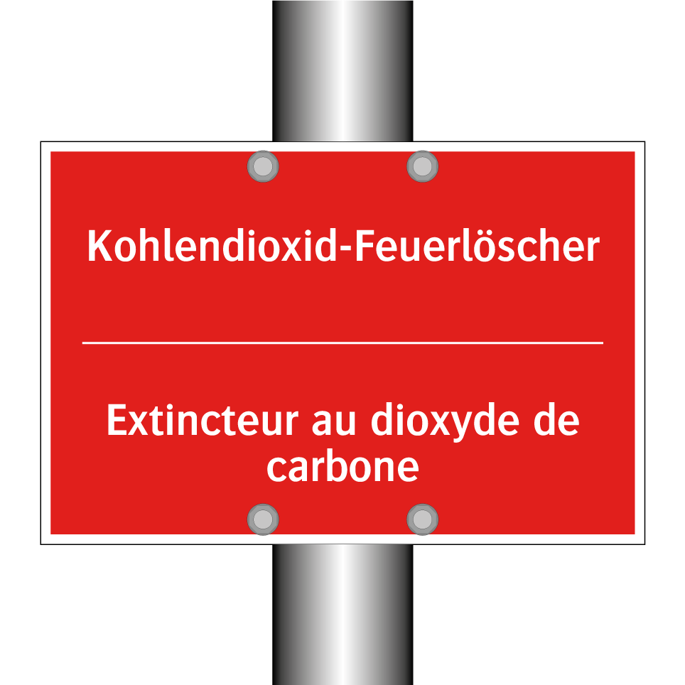 Kohlendioxid-Feuerlöscher - Extincteur au dioxyde de carbone /.../