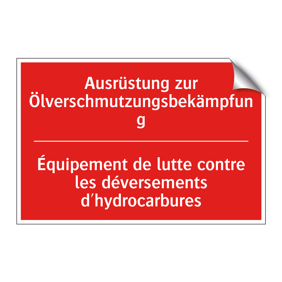 Ausrüstung zur Ölverschmutzungsbekämpfung /.../ - Équipement de lutte contre les  /.../