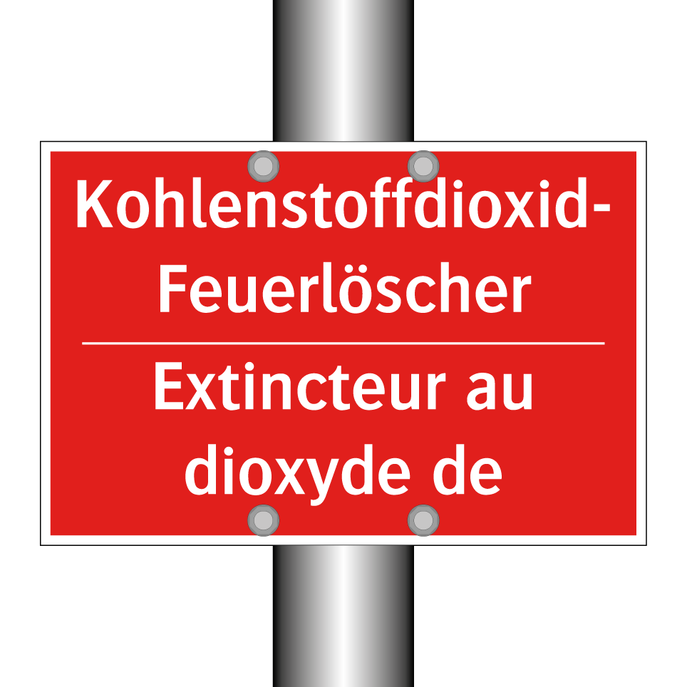 Kohlenstoffdioxid-Feuerlöscher - Extincteur au dioxyde de carbone /.../
