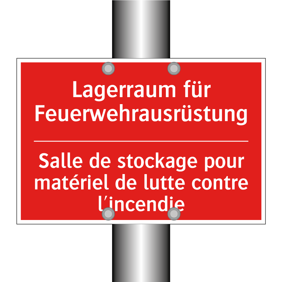 Lagerraum für Feuerwehrausrüstung /.../ - Salle de stockage pour matériel  /.../