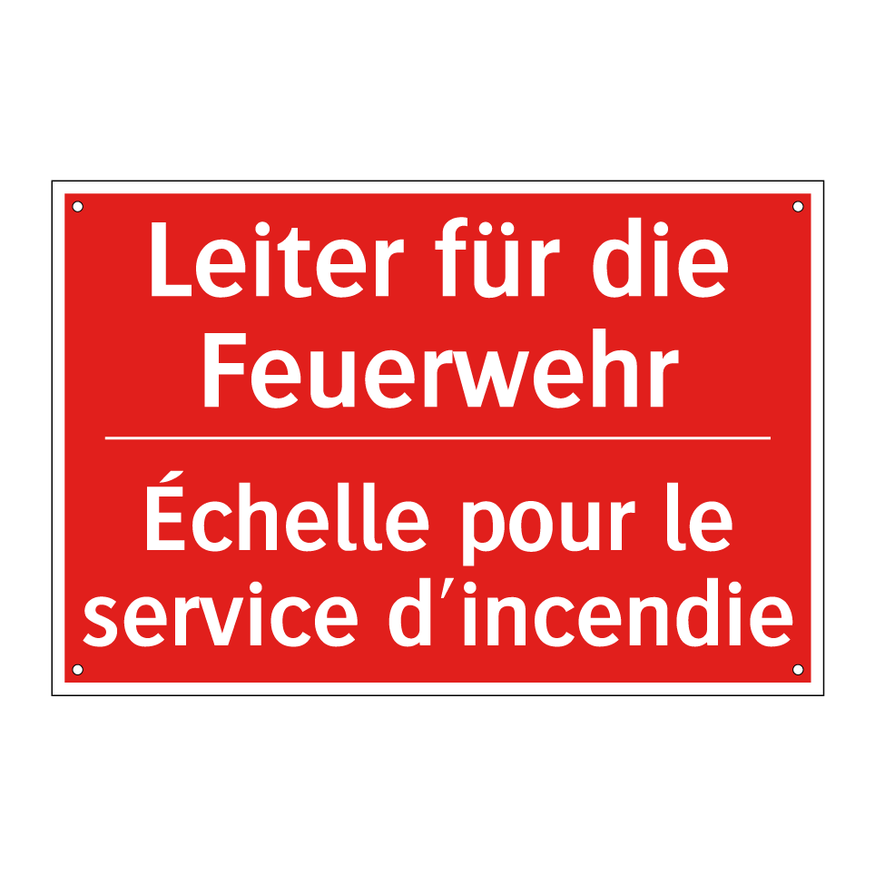 Leiter für die Feuerwehr - Échelle pour le service d'incendie /.../