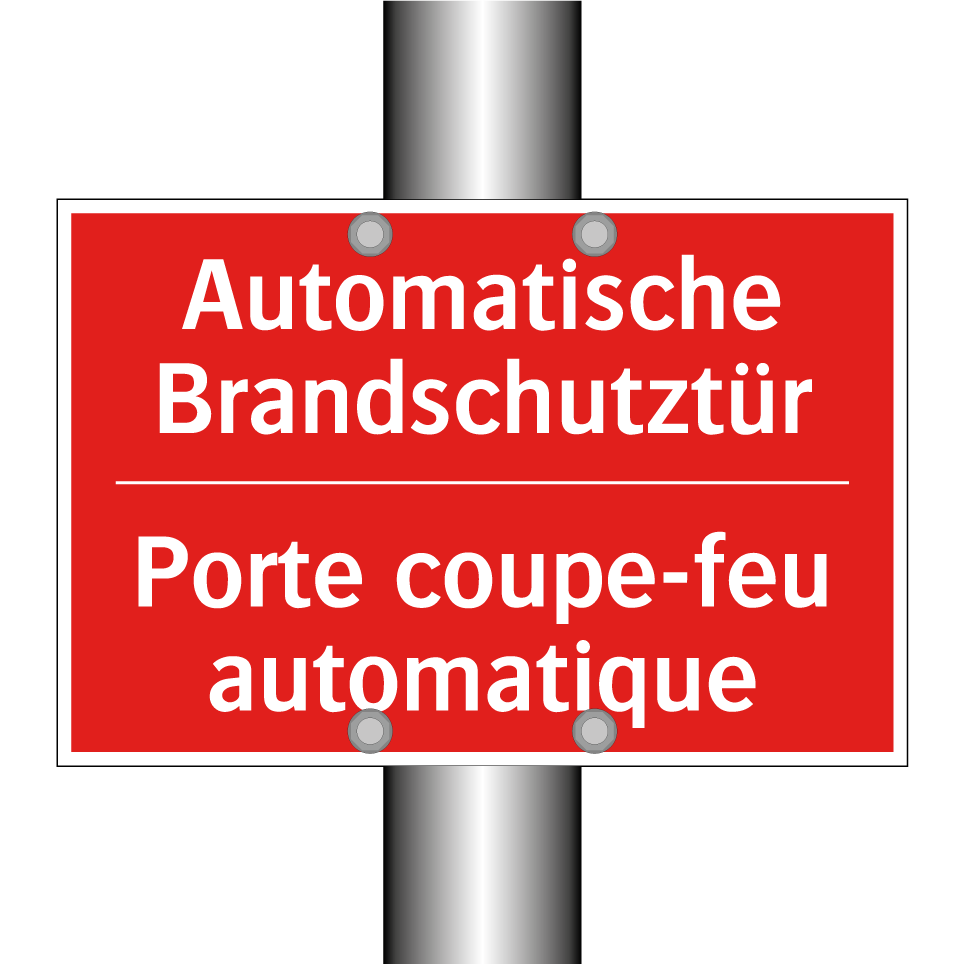 Automatische Brandschutztür - Porte coupe-feu automatique