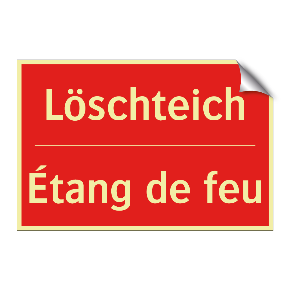 Löschteich - Étang de feu