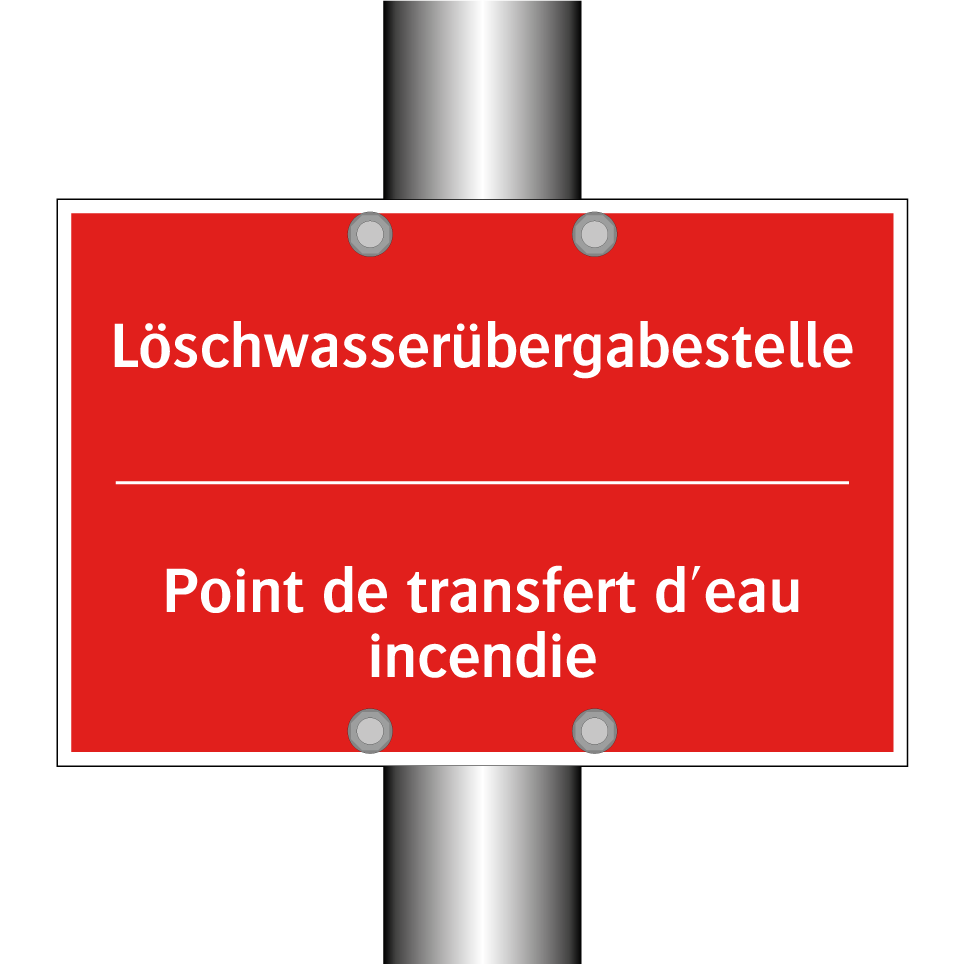 Löschwasserübergabestelle - Point de transfert d'eau incendie /.../