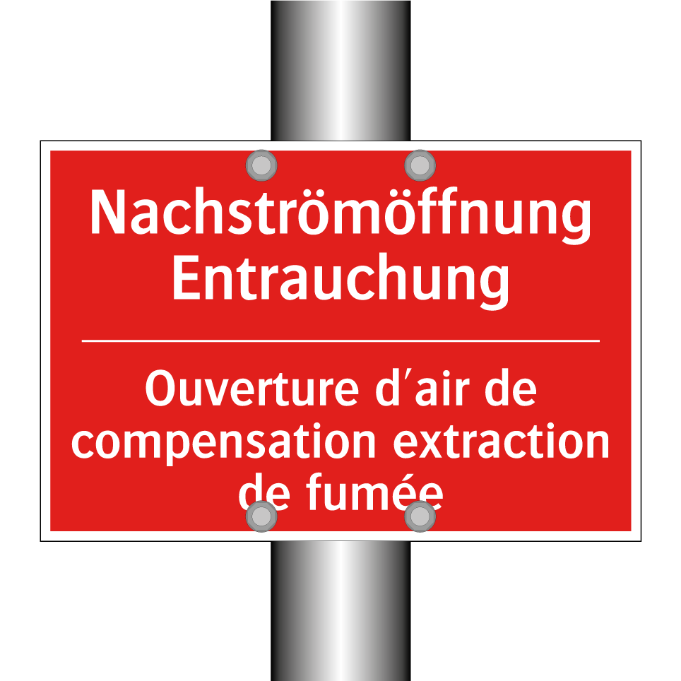 Nachströmöffnung Entrauchung - Ouverture d'air de compensation  /.../