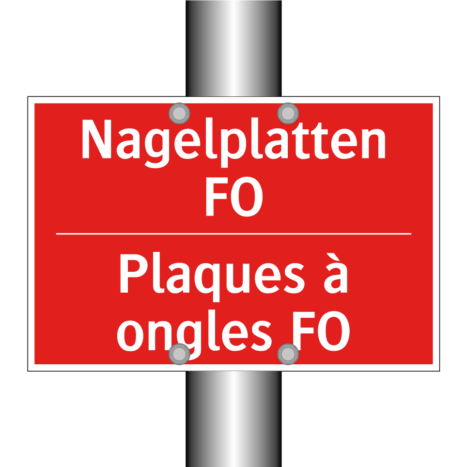 Nagelplatten FO - Plaques à ongles FO