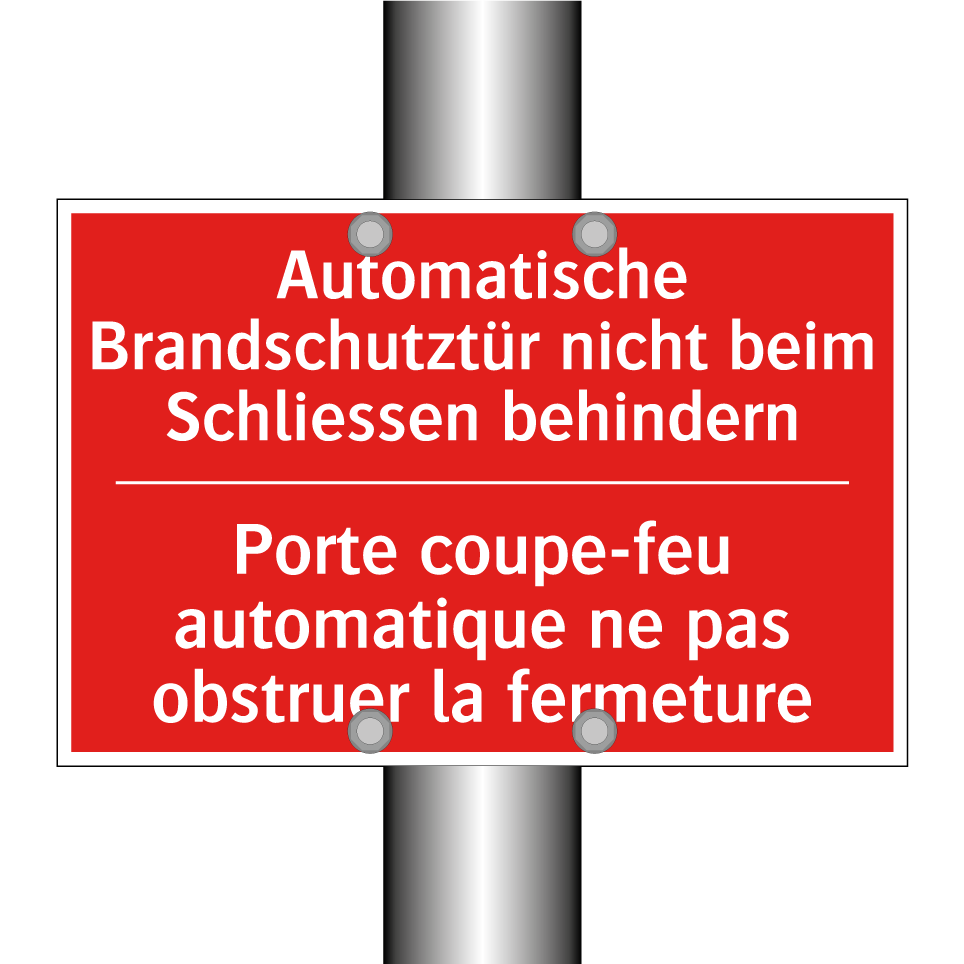Automatische Brandschutztür nicht  /.../ - Porte coupe-feu automatique ne  /.../