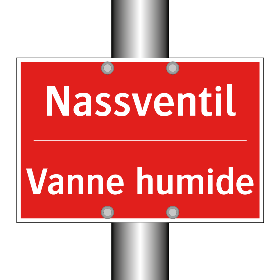 Nassventil - Vanne humide