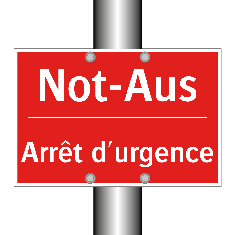 Not-Aus - Arrêt d'urgence