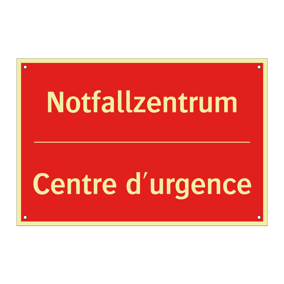 Notfallzentrum - Centre d'urgence