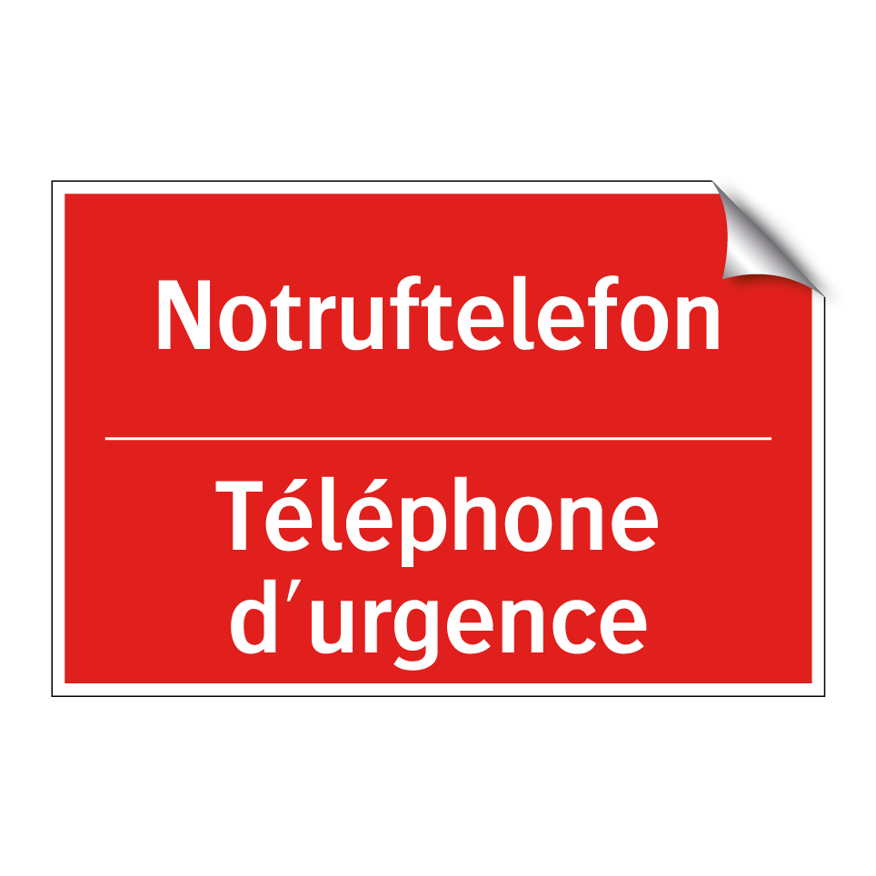 Notruftelefon - Téléphone d'urgence